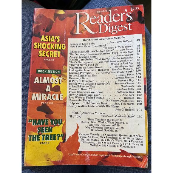Readers digest, October 1993 - Picture 1 of 4